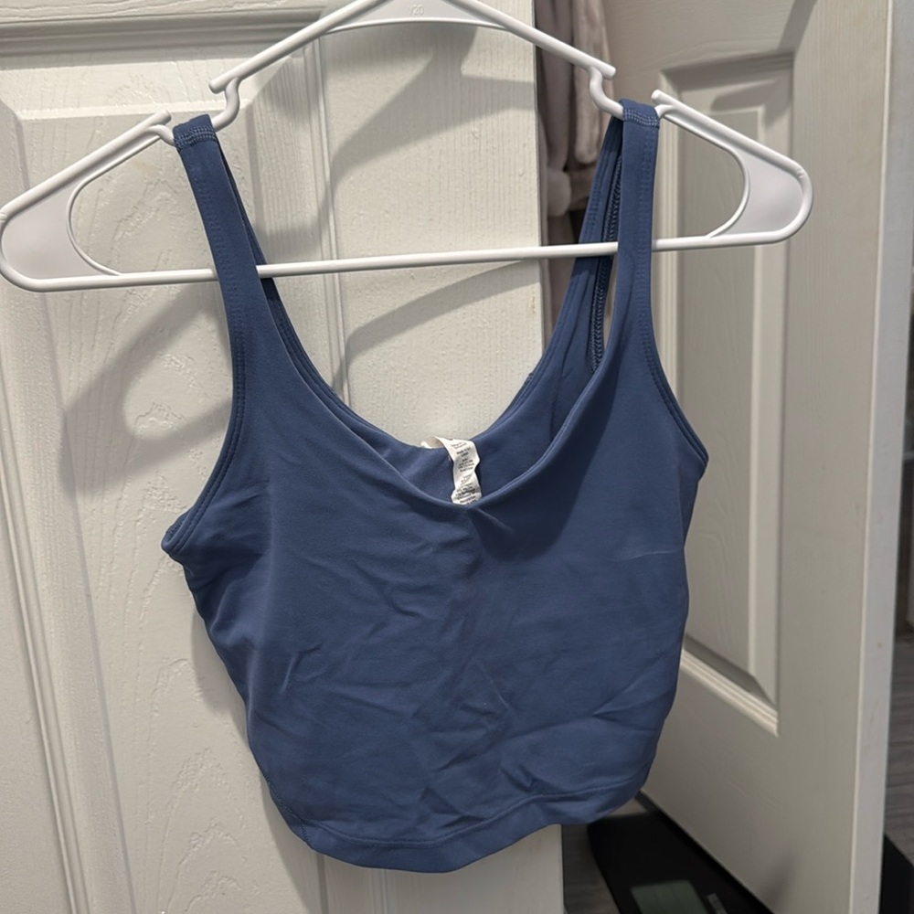 Blue Never Worn Lululemon Align Tank Top Size 4